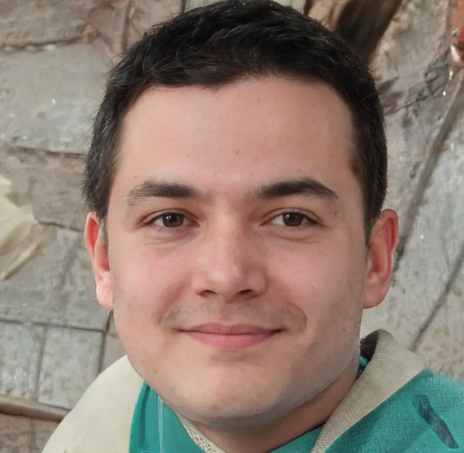 Roulette Live Uśmiechnięty młody mężczyzna